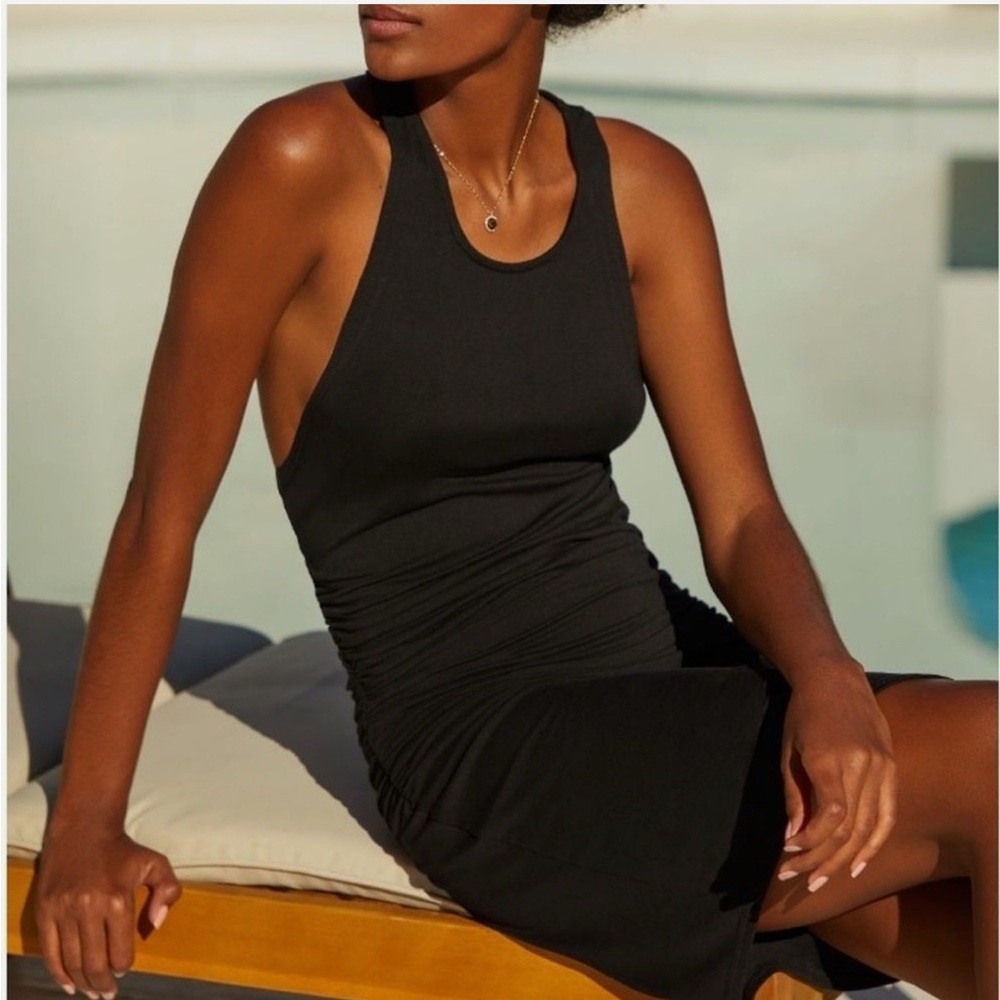 NWT Anthropologie Ruched Slim Mini Dress size: XS